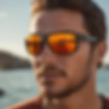 Front view of Oakley Prizm Fuel Cell sunglasses showcasing lens technology