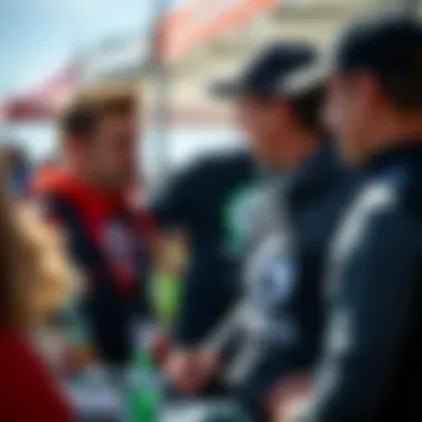 Customer Interaction with O'Neill Products Customer feedback and engagement at a watersports event