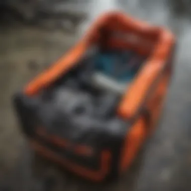 Interior storage capacity of the duffel bag