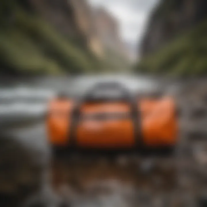 Materials demonstrating durability of the bag