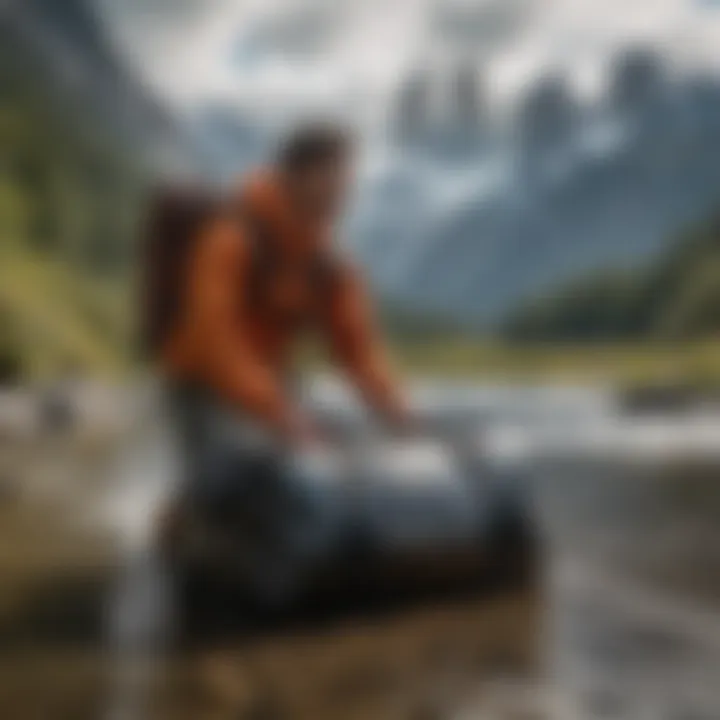 Versatile uses of the duffel in outdoor settings