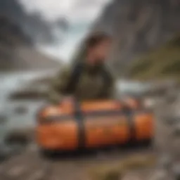 Patagonia Black Hole Duffel 55L showcasing its robust design