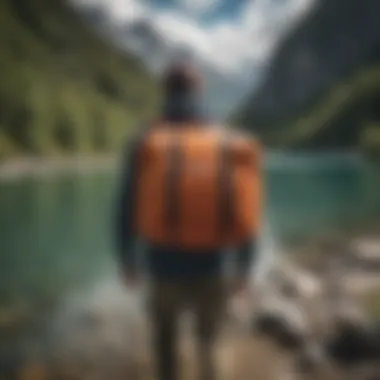 Patagonia duffle backpack packed for a watersport adventure
