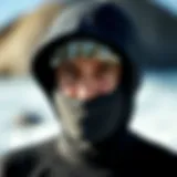 Patagonia wetsuit hood displaying innovative design features