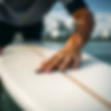 Removing grip tape from surfboard