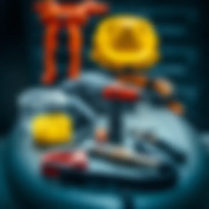 Safety gear and maintenance tools for jet powered paddle boards