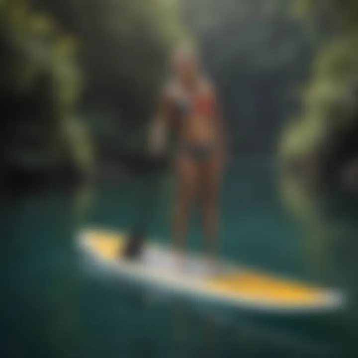 Various paddleboard designs suitable for larger individuals