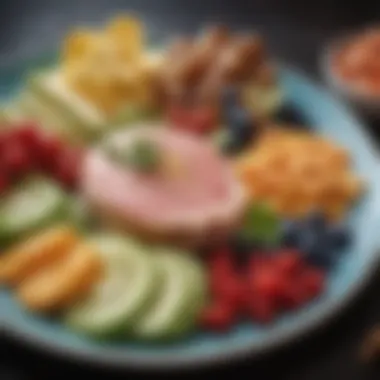 Fueling Performance: The Role of Nutrition in Lung Health A vibrant plate of nutritious food rich in antioxidants and healthy fats.