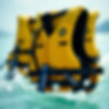 Eco-friendly surf life jackets promoting sustainability in water sports