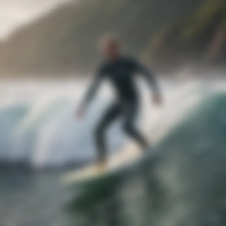 John Florence participating in an environmental initiative