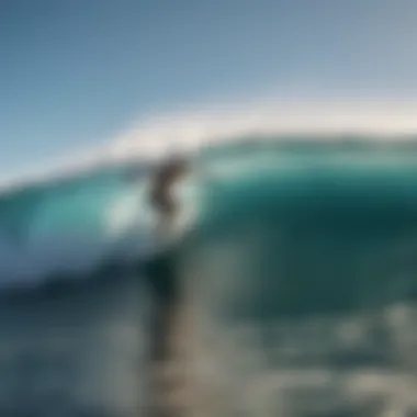 John Florence's Mastery on the Waves John Florence riding a wave with grace