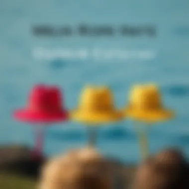 Comparison of Melin Rope Hat Styles and Colors A comparison chart illustrating different styles and colors of the Melin Rope Hat available in the market.