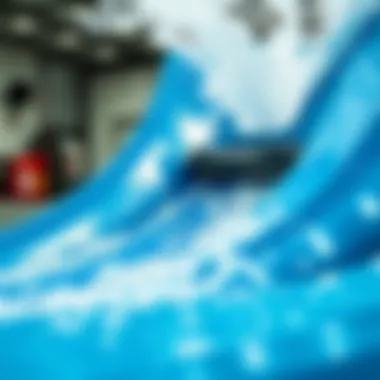 Installation Process of Flowrider Detailed diagram showing the installation process of a Flowrider machine