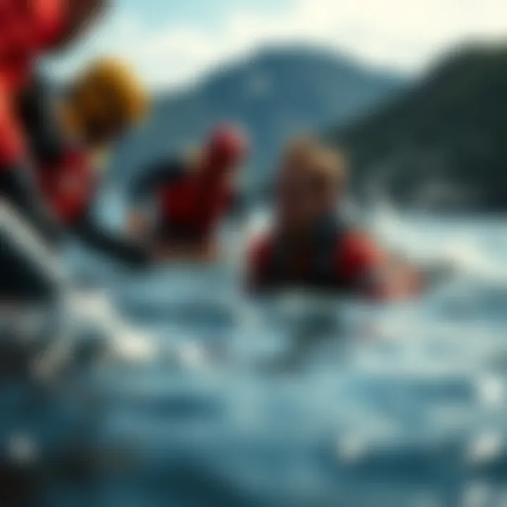 A rescue scenario highlighting the importance of timely intervention.