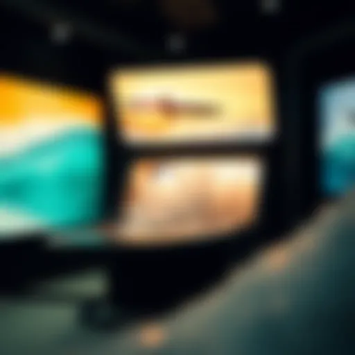 Indoor surfing machine showcasing wave simulation