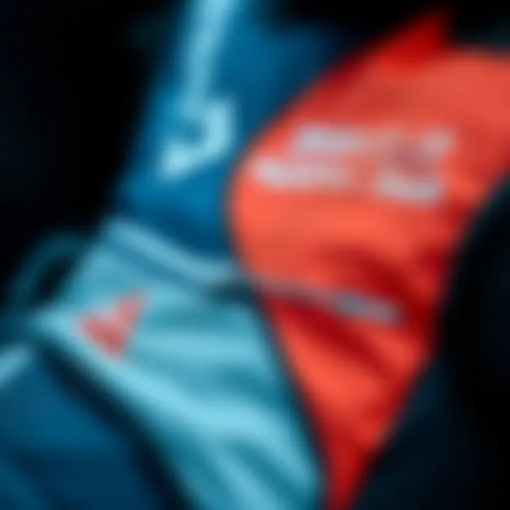 Technical Specs of Life Jackets Close-up of windsurfing life jacket technical specifications