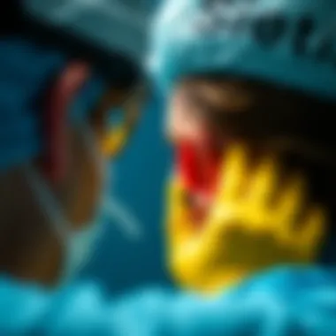 Image illustrating professional medical intervention for ear issues