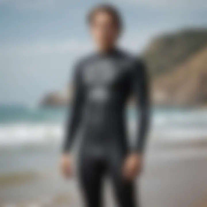 Chart comparing sizing variations among popular wetsuit brands