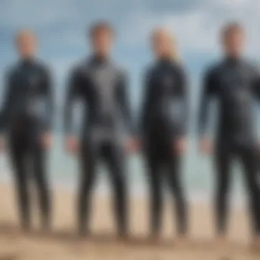 Understanding Different Wetsuit Sizes Illustration showing different wetsuit sizes and how they relate to body measurements