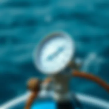 Anemometer measuring wind speed