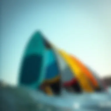 Variety of windsurf boards for different conditions and skill levels