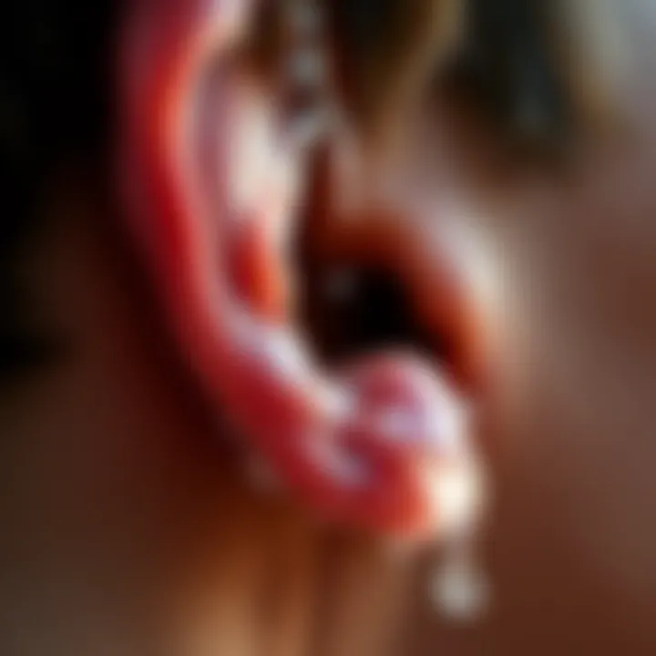 Demonstration of a DIY method to remove water from the ear