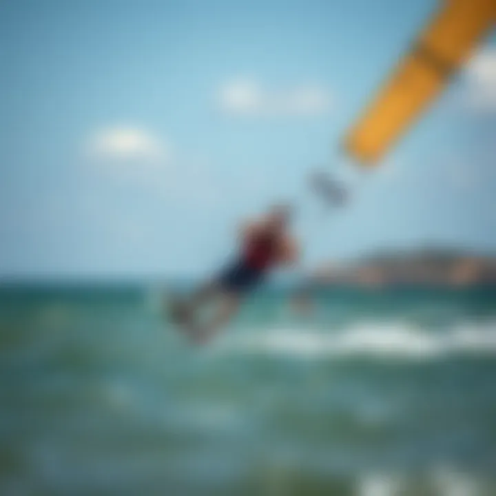 Safety features of wing foil leashes in action